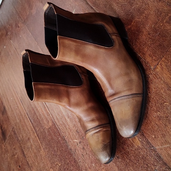 Tom Ford Brown and Black Leather Chelsea Boots - Picture 4 of 10
